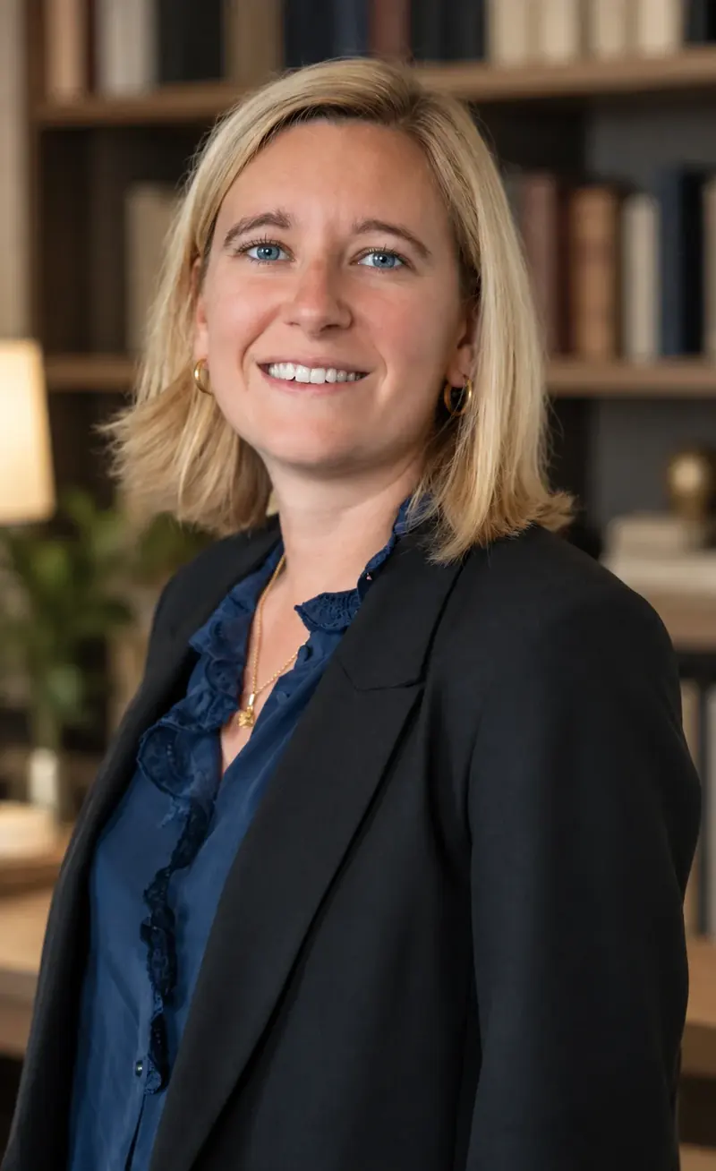 Charlotte Boccon-Liaudet dans son cabinet